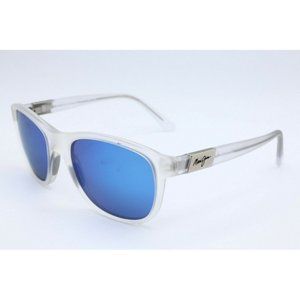 Maui Jim Wakea MJ 745-05CM Square Crystal Sunglasses Polarized Blue Len 55mm (B)